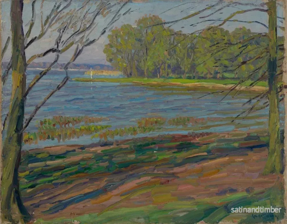 Reproduktion av målningen Landskapsbild av Havel - Robert Hoffmann - Bild 2