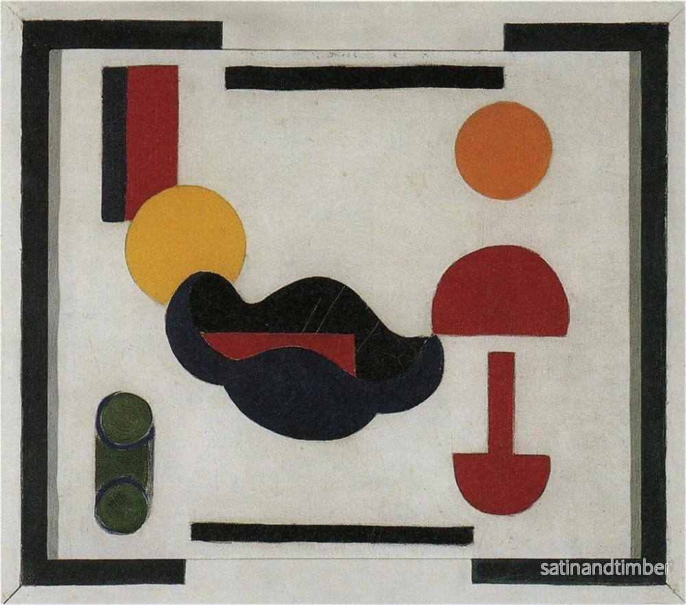 Reproduktion av målningen Naturtavla komposition V - Theo van Doesburg - Bild 2