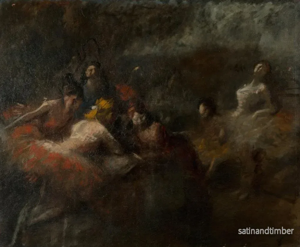 Reproduktion av målningen Les danseurs - Jean-Louis Forain - Bild 2