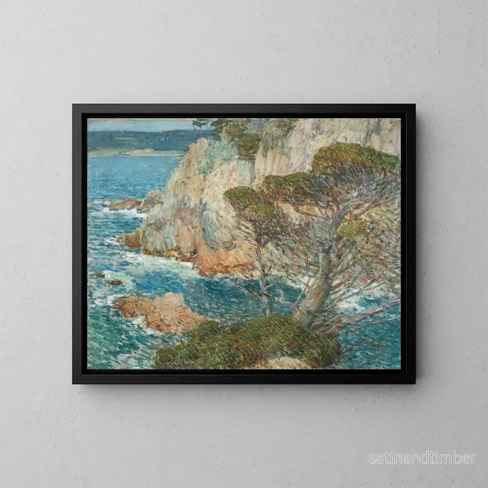 Reproduktion av målningen Point Lobos - Childe Hassam