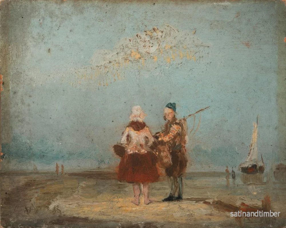 Reproduktion av målningen Fiskarepar - James Ensor - Bild 2