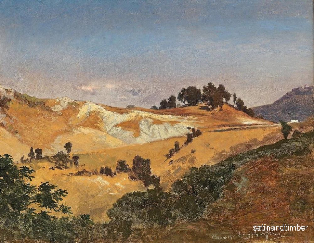 Reproduktion av målningen Partie à Olevano - Ludwig Hans Fischer - Bild 2