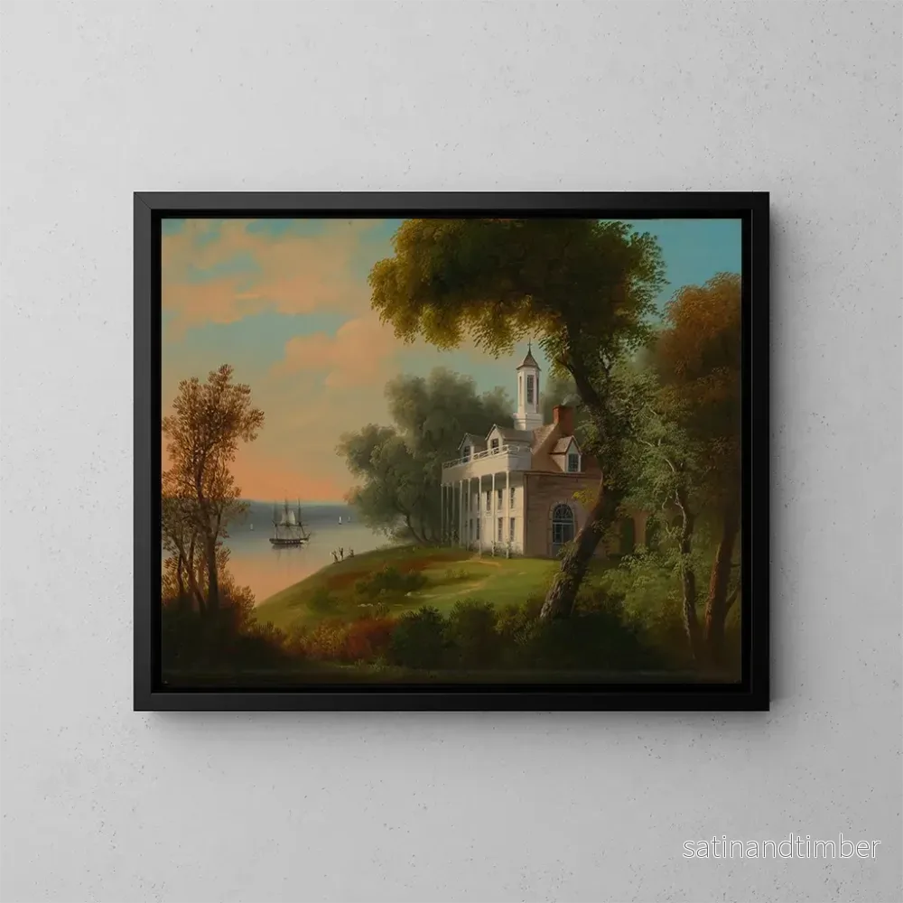 Reproduktion av målningen Mont Vernon - Frances Mary Jennie Bellows Millard