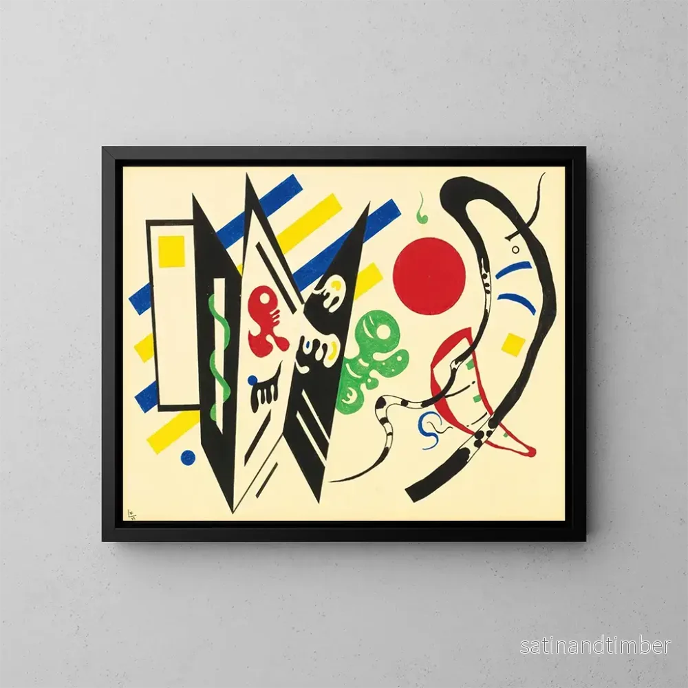 Reproduktion av målningen Réciproque - Wassily Kandinsky
