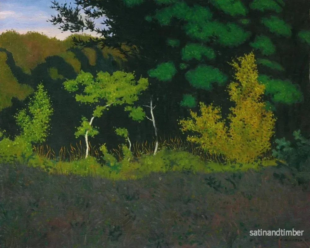 Reproduktion av målningen Lisière du bois - Félix Vallotton - Bild 2