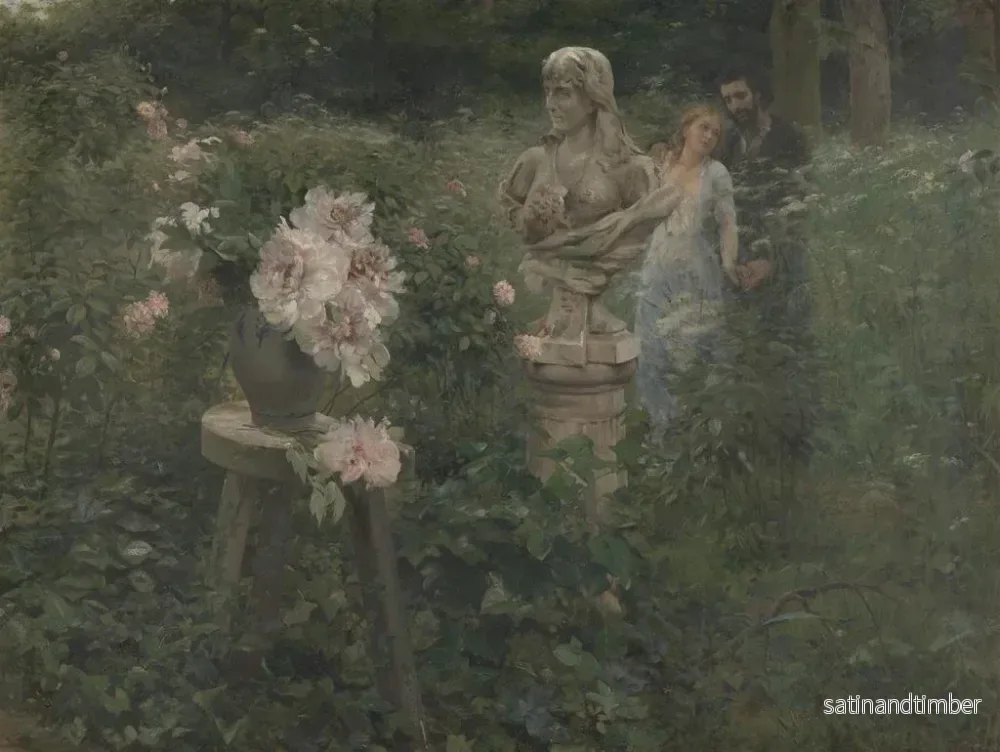 Reproduktion av målningen Le Paradou après Émile Zola - Édouard Dantan - Bild 2