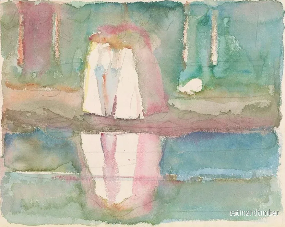 Reproduktion av målningen Kvinnor på stranden vid Sørstrand - Edvard Munch - Bild 2