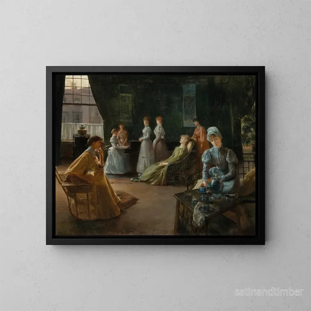 Reproduktion av målningen inomhus i London – Jacques-Émile Blanche Reproduktion av målningen inomhus i London – Jacques-Émile Blanche
