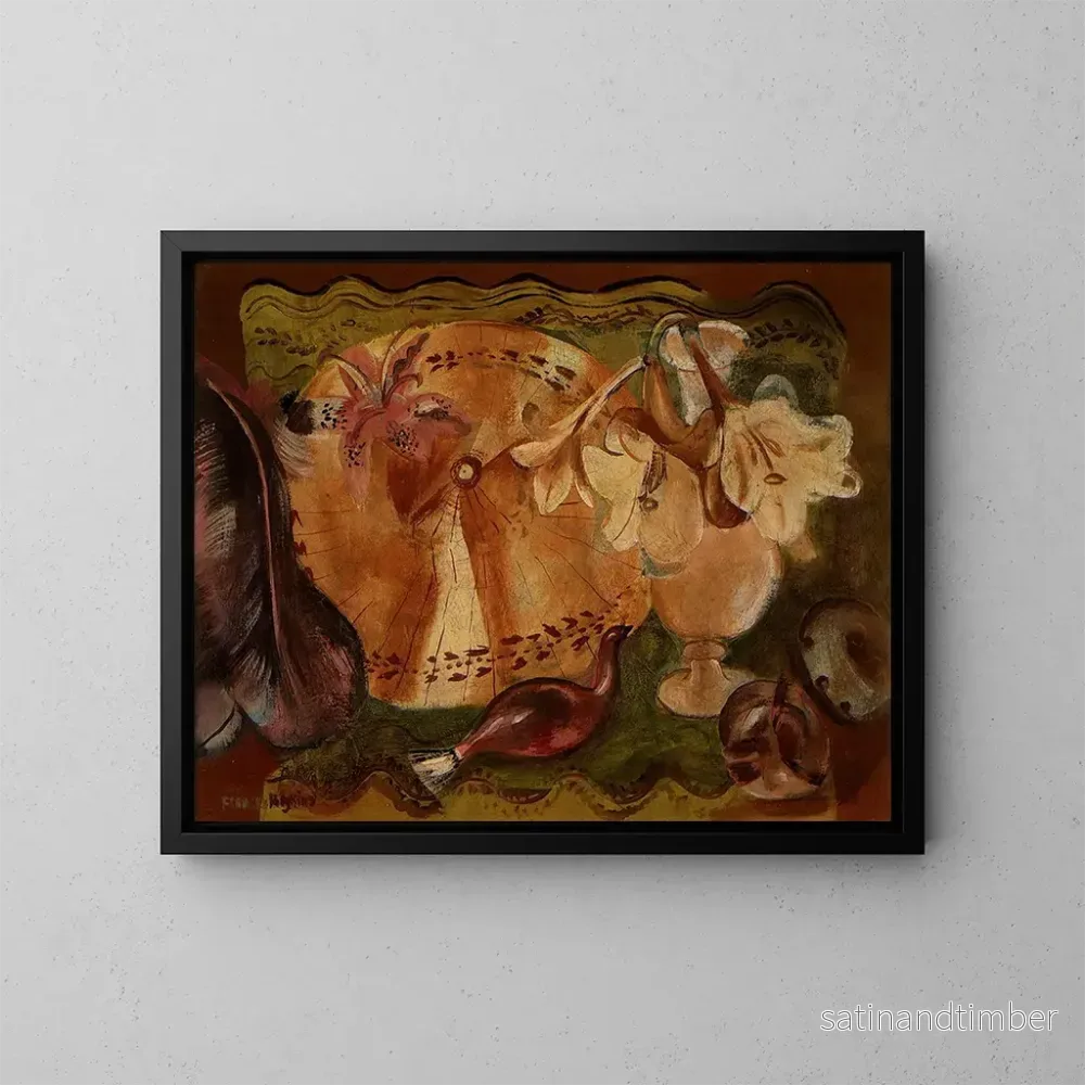Reproduktion av målningen Motif dekorativt - Frances Hodgkins