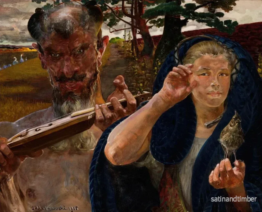 Reproduktion av målningen Chanson d'automne - Jacek Malczewski - Bild 2