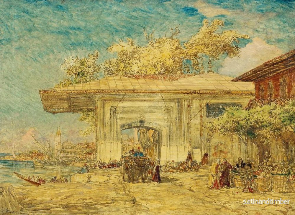 Reproduktion av målningen Constantinople, kiosken för janitsjarerna - Félix Ziem - Bild 2