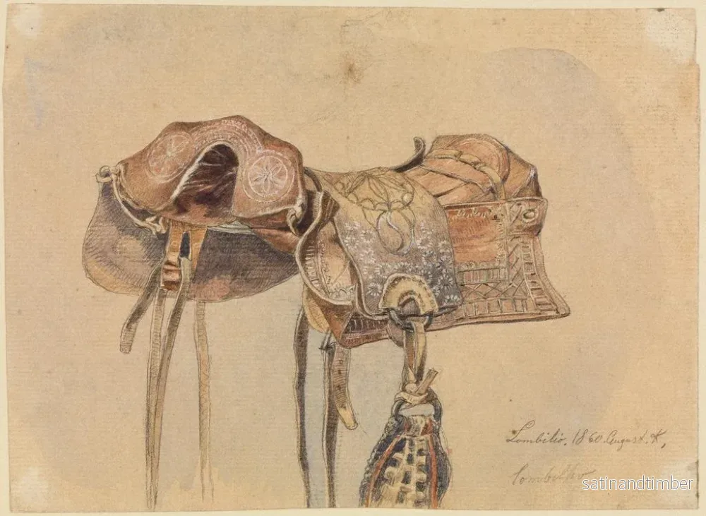 Reproduktion av målningen Selle brésilienne - Ferdinand Keller - Bild 2