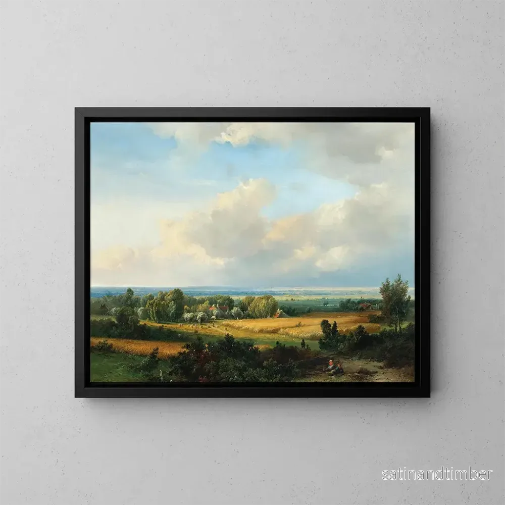 Reproduktion av målningen En stor sommarlandskap - Pieter Lodewijk Francisco Kluyver