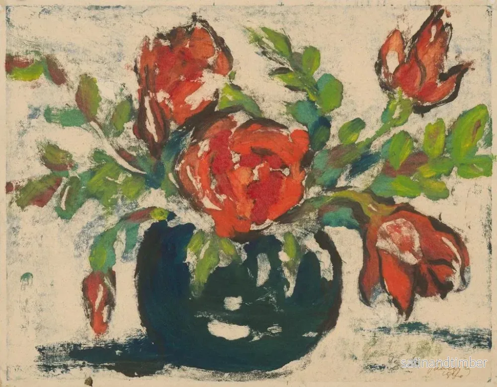 Reproduktion av målningen Bouquet - Zolo Palugyay - Bild 2