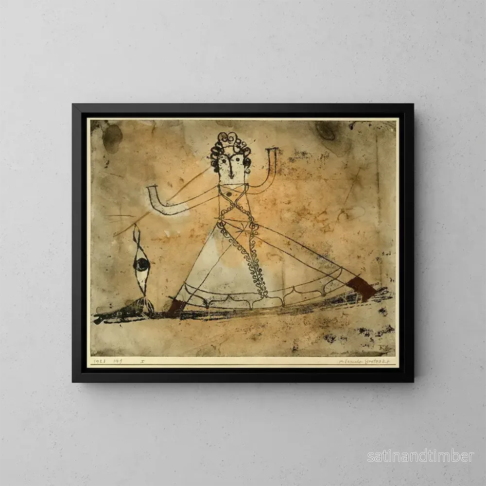Reproduktion av målningen Grotesque klassisk - Paul Klee