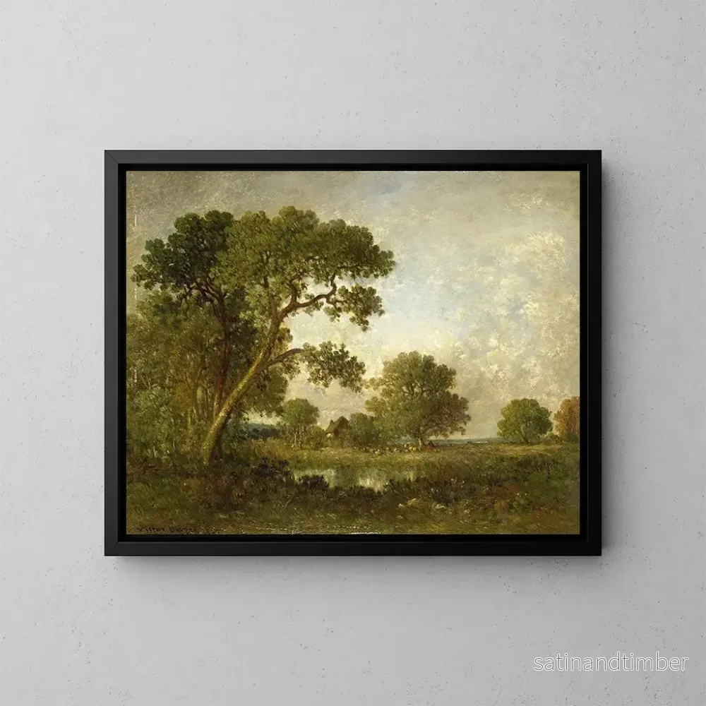 Reproduktion av målningen Landskap - Léon Victor Dupré