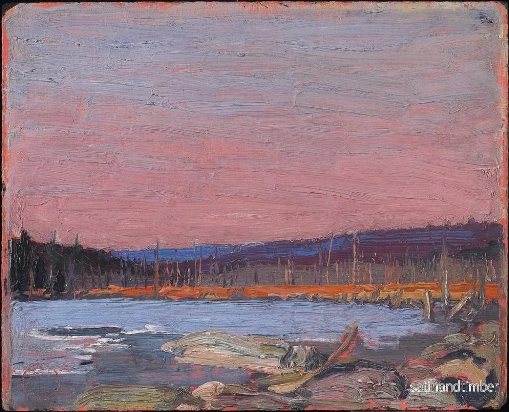 Reproduktion av målningen En sjö i norr - Tom Thomson - Bild 2