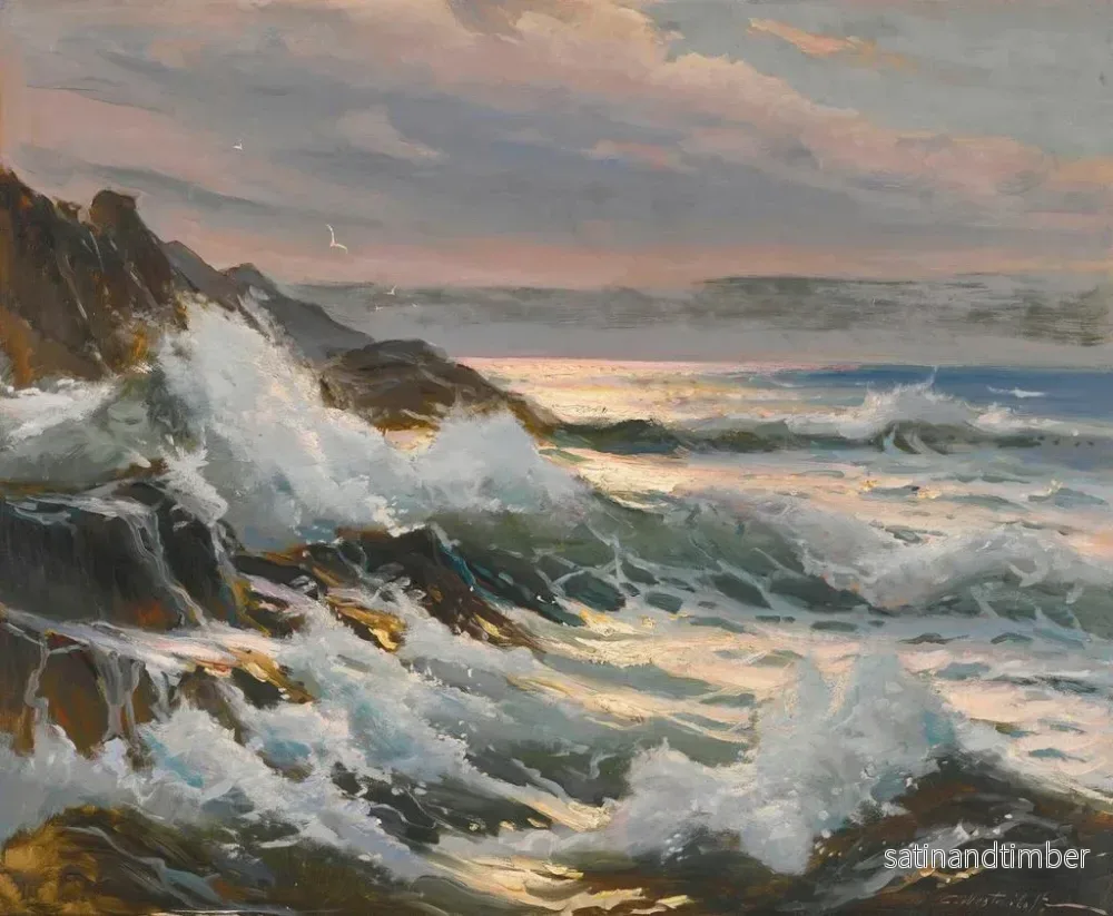 Reproduktion av målningen Marine - Constantin Westchiloff - Bild 2