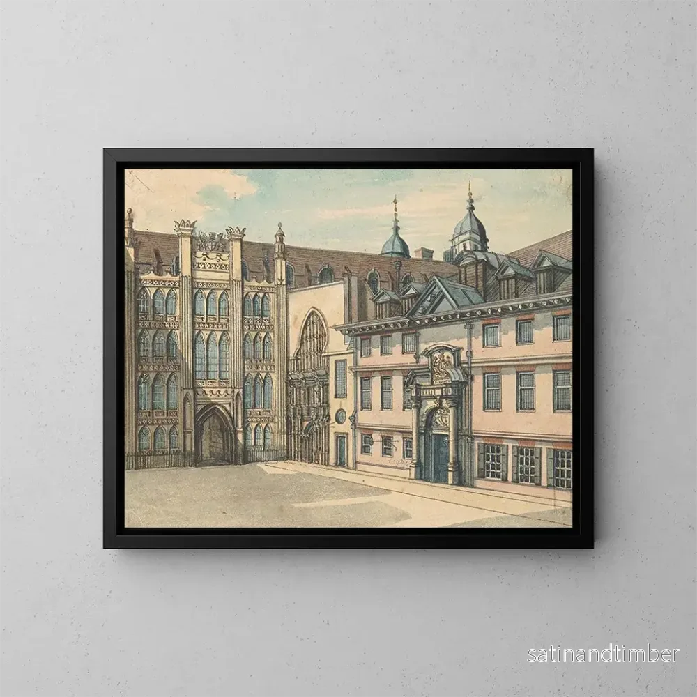 Reproduktion av målningen Hôtel de ville - Samuel Ireland