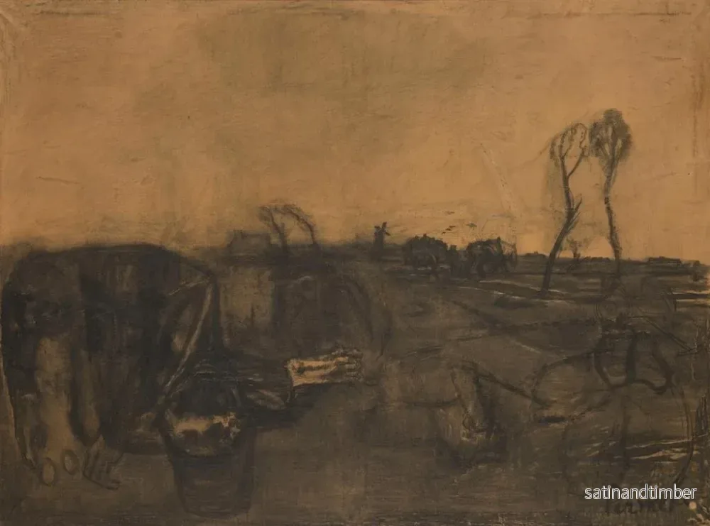 Reproduktion av målningen Landskap med en ko-gräs - Constant Permeke - Bild 2