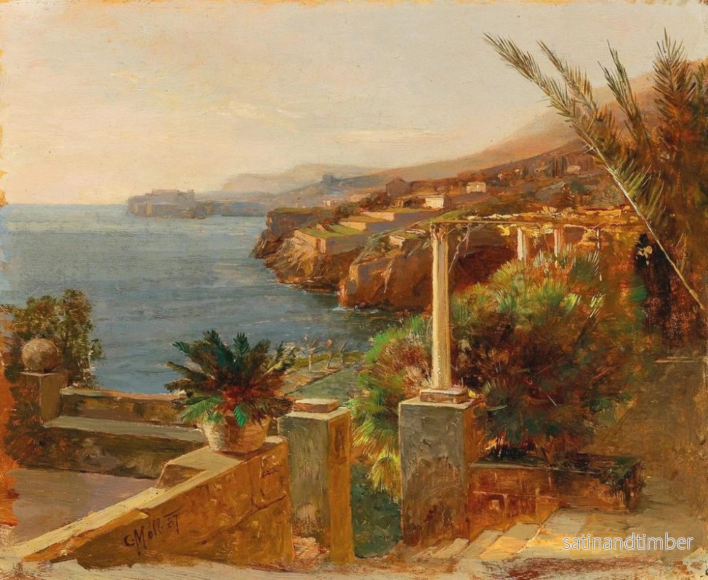 Reproduktion av målningen Raguse Dubrovnik - Carl Moll - Bild 2