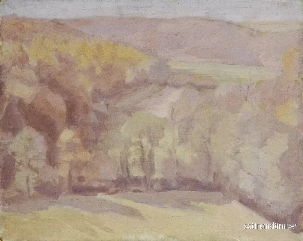 Reproduktion av målningen Landskapsbild av berg - Walther Gamerith - Bild 2