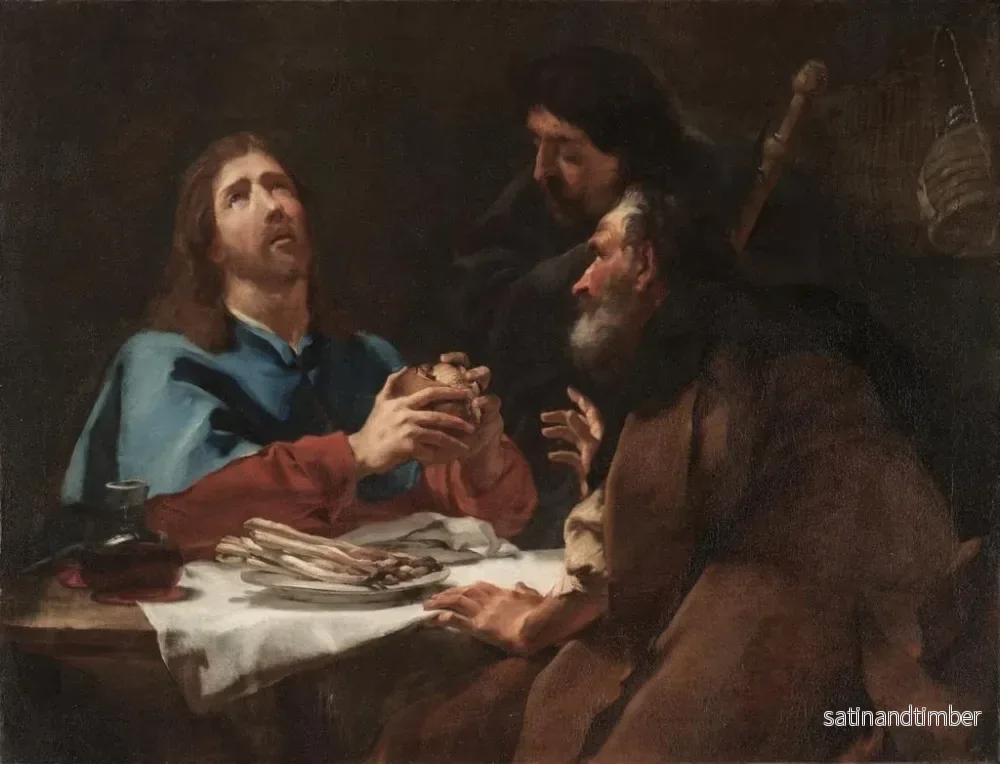 Reproduktion av målningen Le Souper à Emmaüs - Giovanni Battista Piazzetta - Bild 2