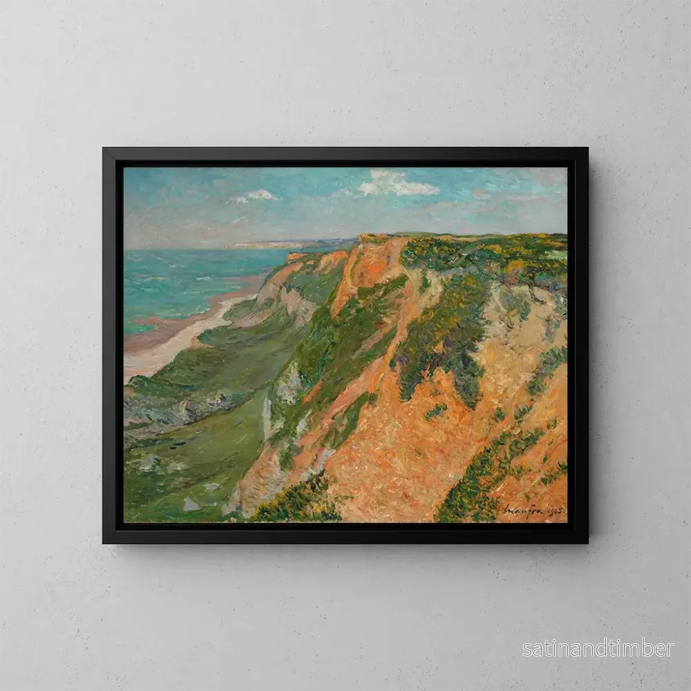 Reproduktion av målningen Les Falaises rouges d'Octeville, Seine-Inferieure - Maxime Maufra