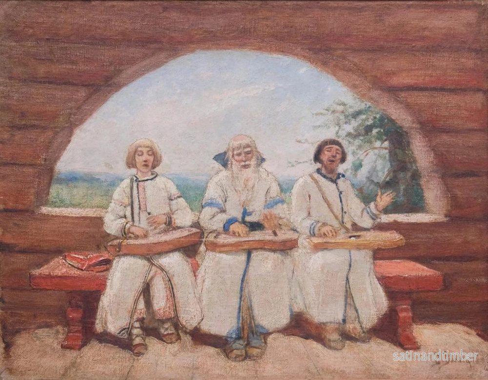 Reproduktion av målningen Guslière - Victor Mikhailovich Vasnetsov - Bild 2