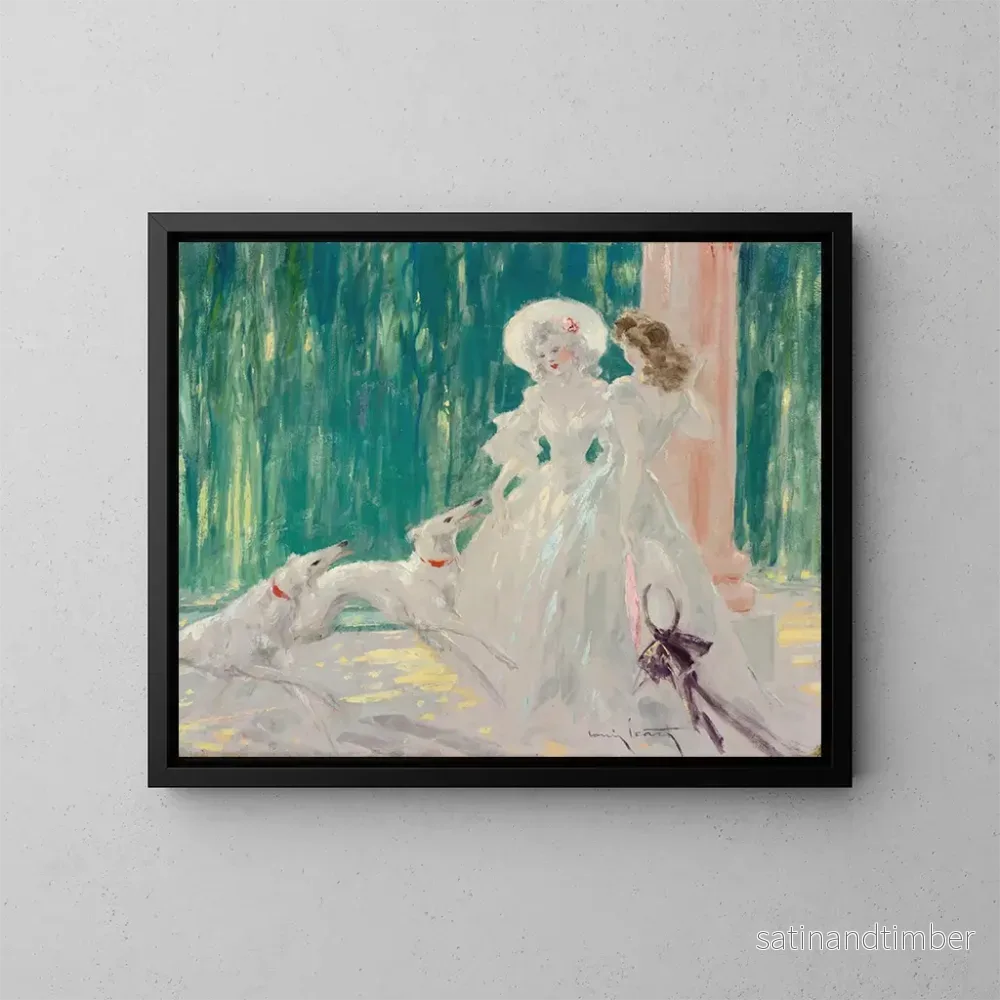 Reproduktion av målningen Le bel après-midi - Louis Icart