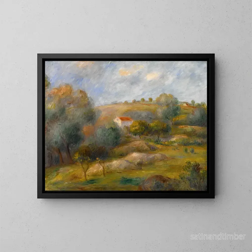 Reproduktion av målningen Vår i Essoyes - Pierre-Auguste Renoir