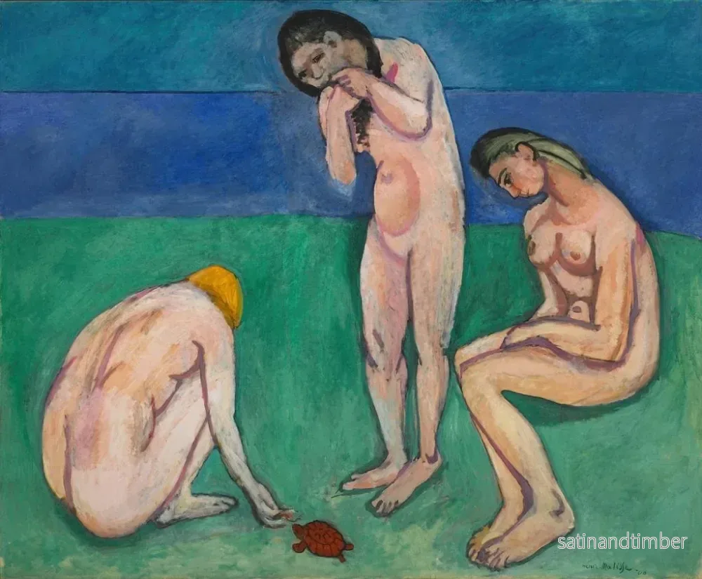 Reproduktion av målningen Badare med en sköldpadda - Henri Matisse - Bild 2