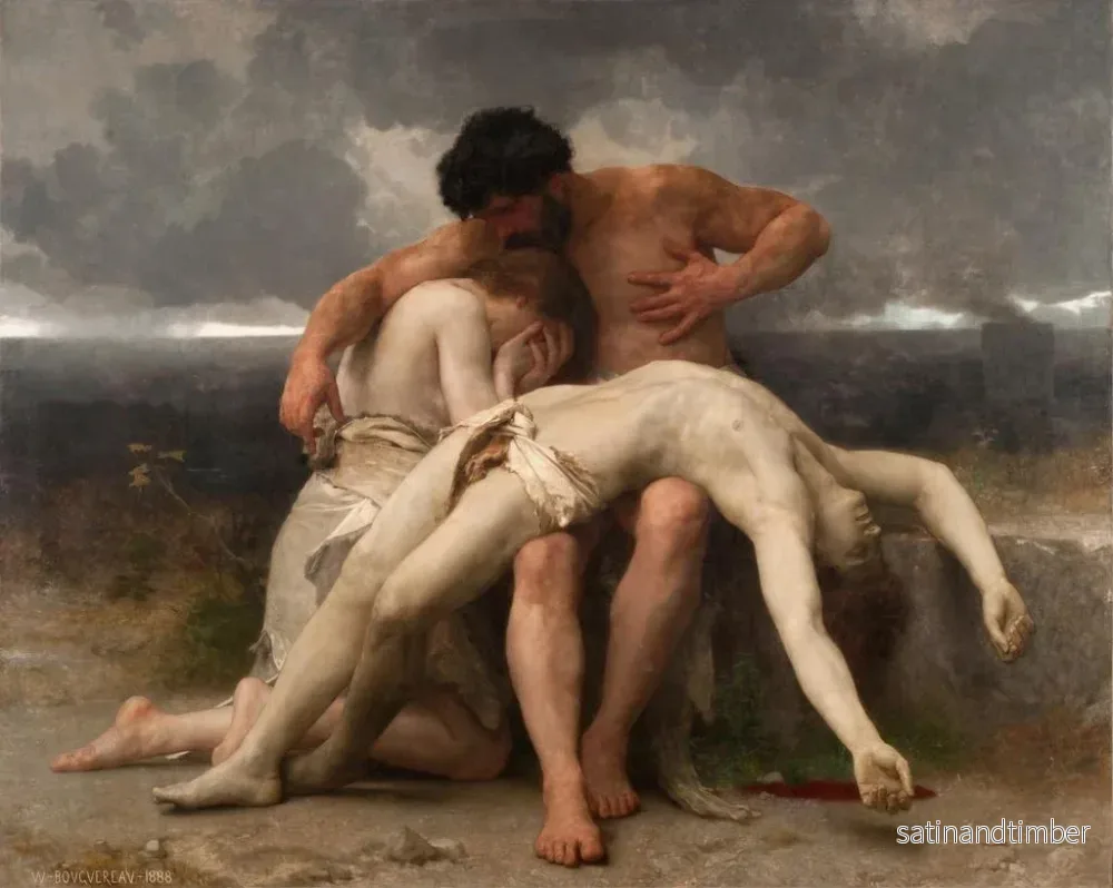 Reproduktion av målningen Le Premier Deuil - William Bouguereau - Bild 2