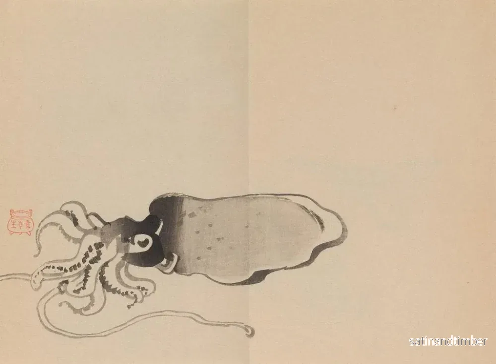 Reproduktion av målningen Keinen shugajō Pl47 - Imao Keinen - Bild 2