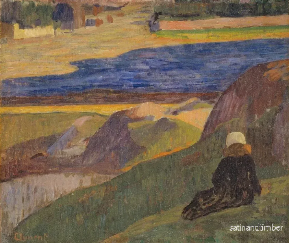 Reproduktion av målningen Landskapsmålning breton - Gad Frederik Clement - Bild 2