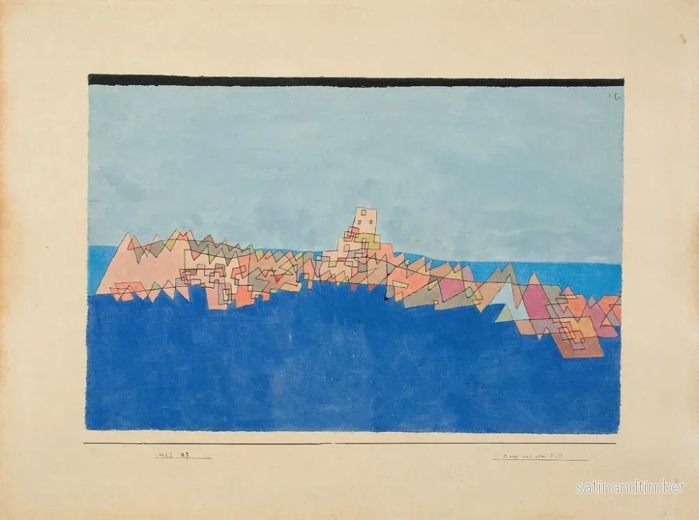 Reproduktion av målningen Château sur le récif - Paul Klee - Bild 2