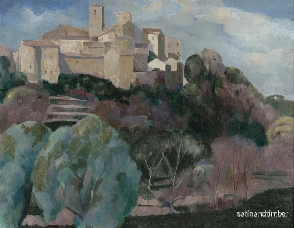 Reproduktion av målningen Landskap i Provence - Ángel Zárraga - Bild 2