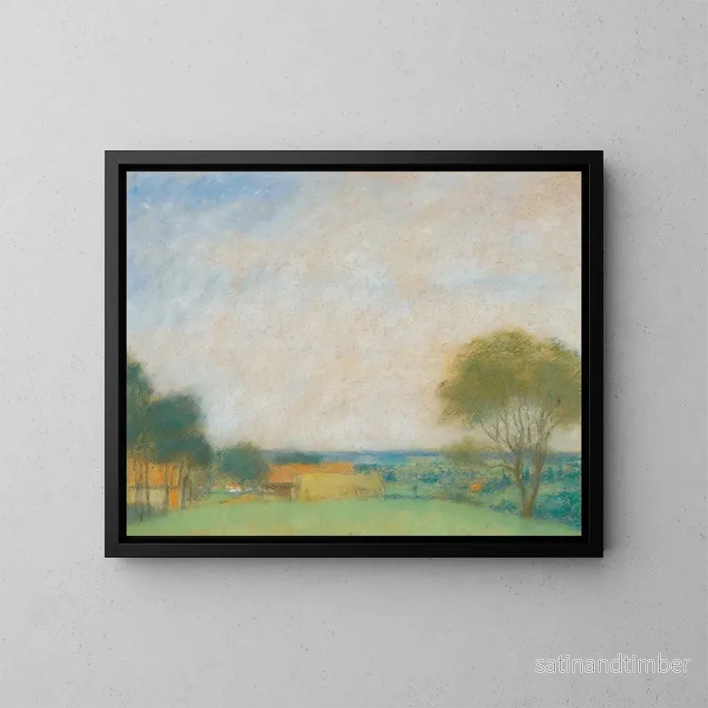 Reproduktion av målningen Landskapsmålning ungersk - József Rippl-Rónai