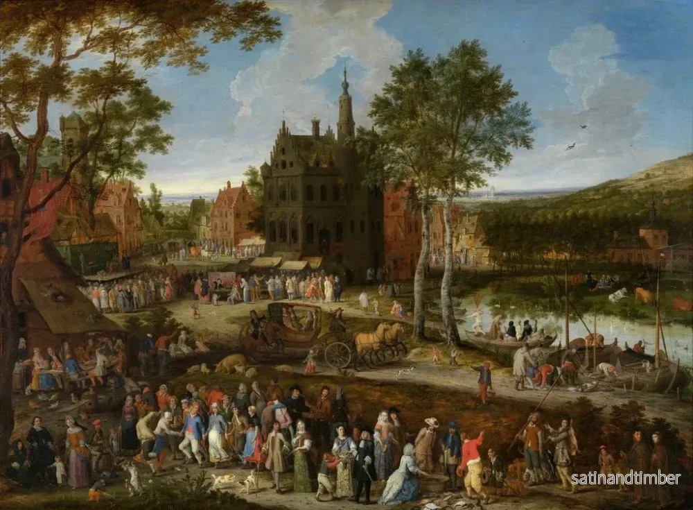 Reproduktion av målningen Kermesse flamande - Peeter Gijsels - Bild 2