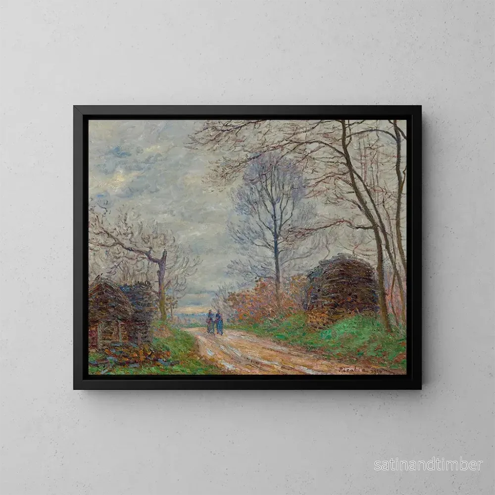 Reproduktion av målningen Chemin des Sablons à Moret – Francis Picabia