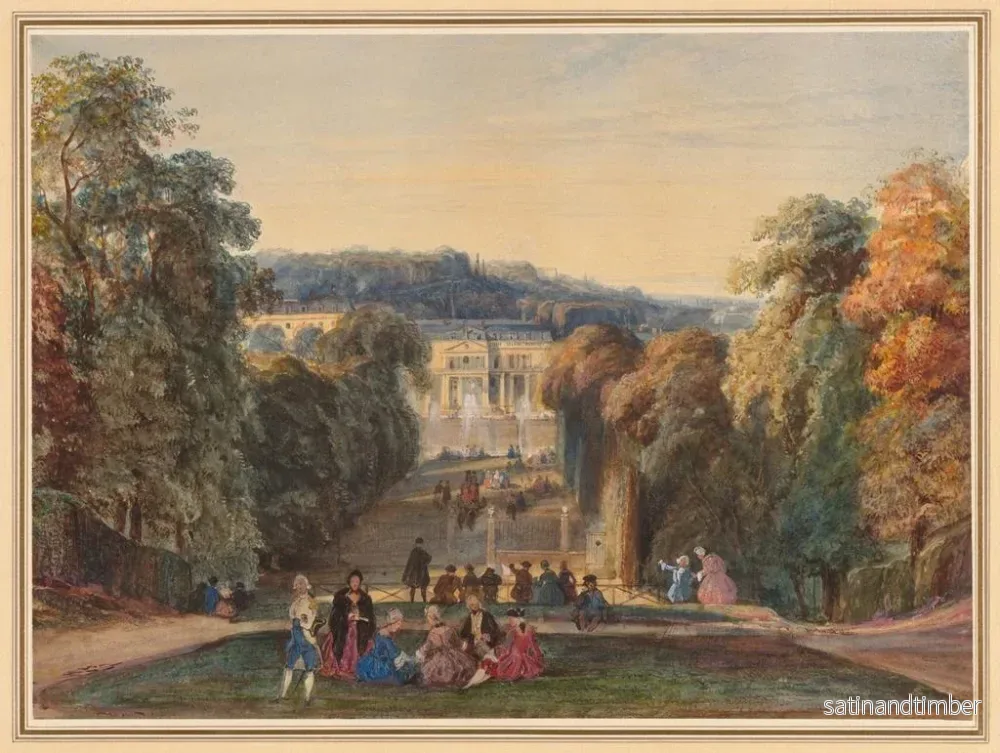 Reproduktion av målningen i Saint-Cloud-parken - Constant Troyon - Bild 2