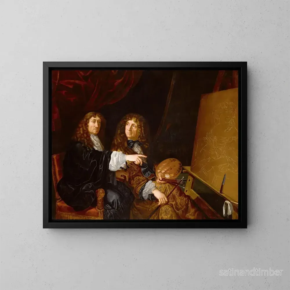 Reproduktion av målningen av Henri och Charles Beaubrun – Martin Lambert-skolan Reproduktion av målningen av Henri och Charles Beaubrun – Martin Lambert-skolan