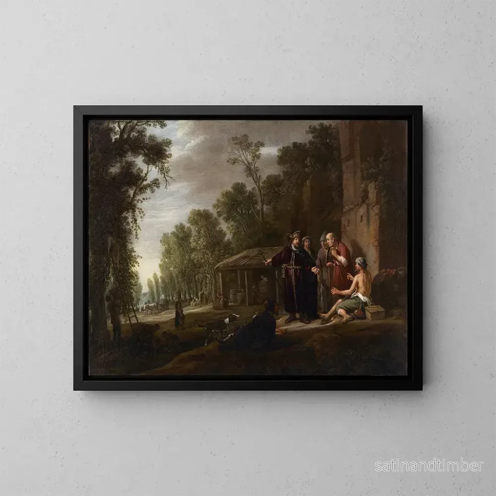 Reproduktion av målningen La parabole des ouvriers dans la vigne - Claes Cornelisz Moeyaert
