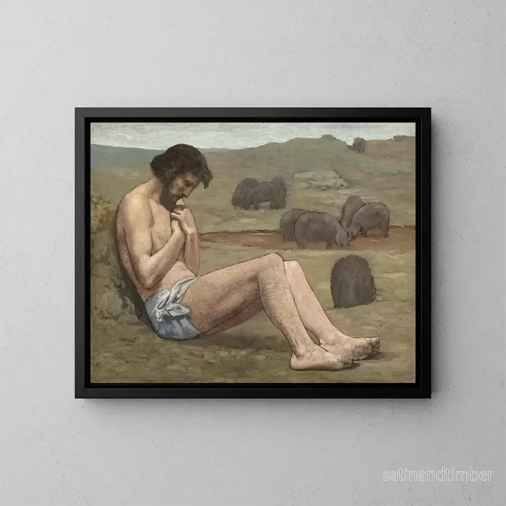 Reproduktion av målningen Den bortkomne sonen - Pierre Puvis de Chavannes