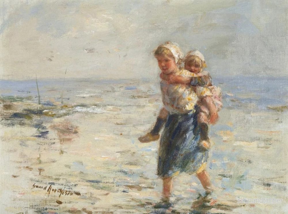Reproduktion av målningen vid vattnet - Robert Gemmell Hutchison - Bild 2