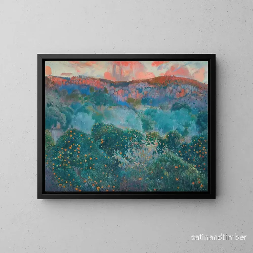 Reproduktion av målningen Soller, Majorque - Joaquín Mir Trinxet