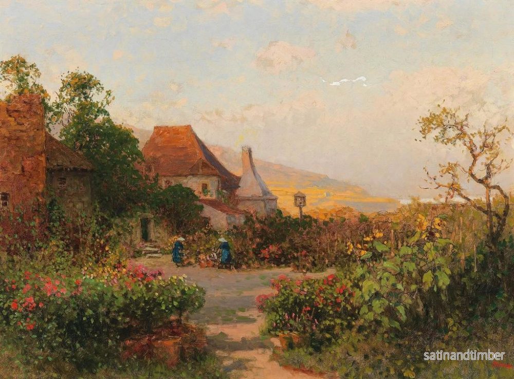 Reproduktion av målningen Part i Wachau - Heinrich Tomec - Bild 2
