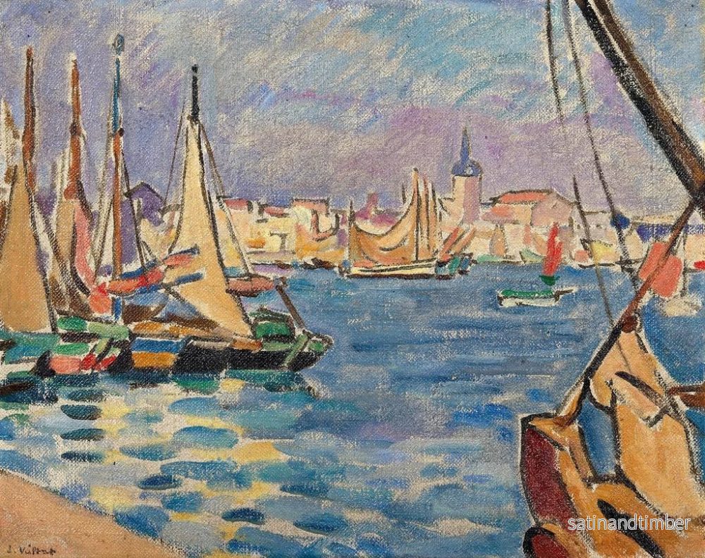 Reproduktion av målningen Les Sables-d'Olonne - Louis Valtat - Bild 2