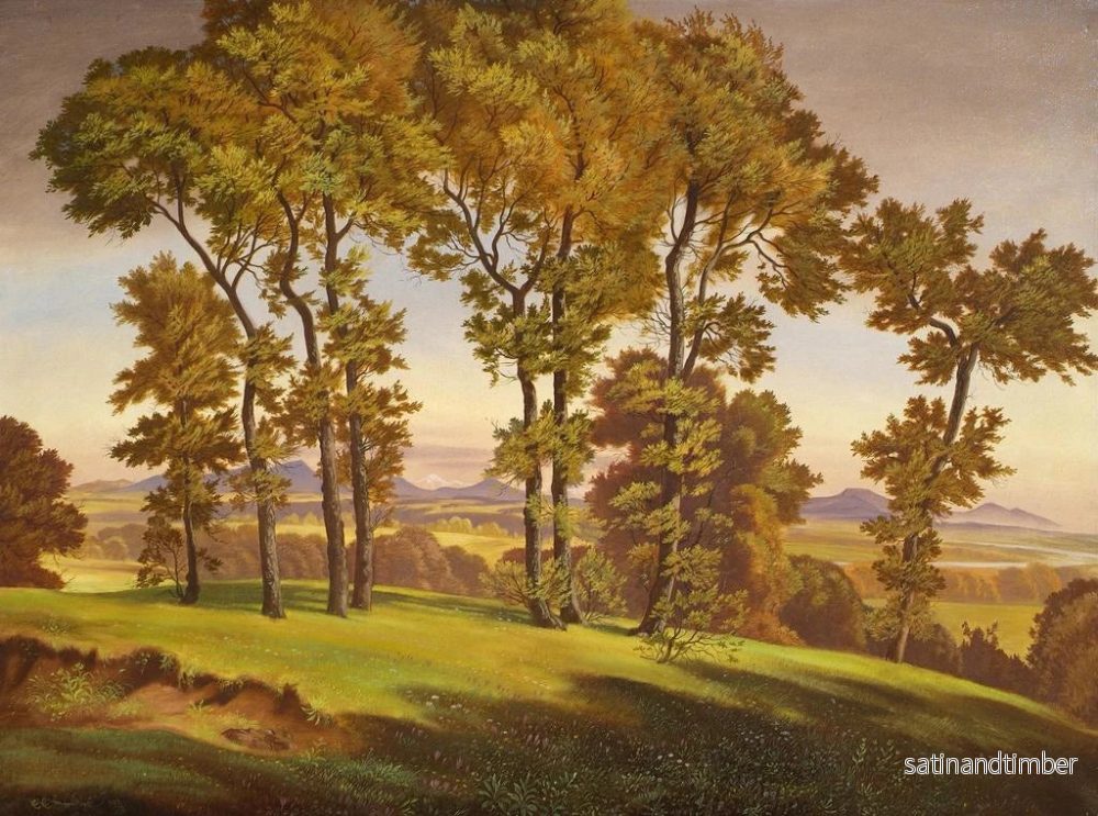 Reproduktion av målningen Landskap med träd - Emil Ernst Heinsdorff - Bild 2