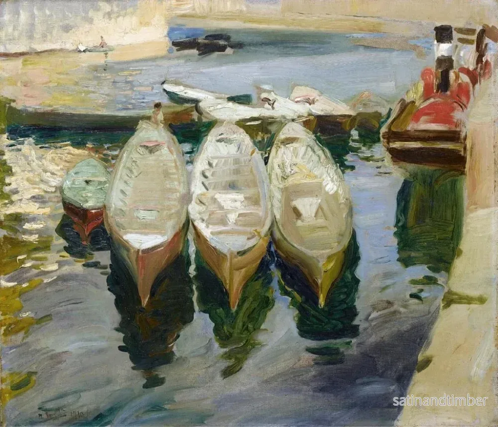 Reproduktion av målningen av Port de Guetaria - Joaquín Sorolla - Bild 2